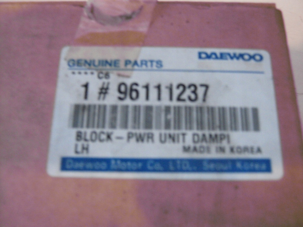 фото №4, Подушка двигателя левая коробка передач. автоматическая коробка передач daewoo espero