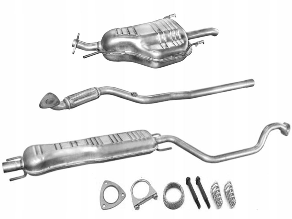 фото №1, Opel zafira a 1.6 rok 2000-2003 глушники набір глушників