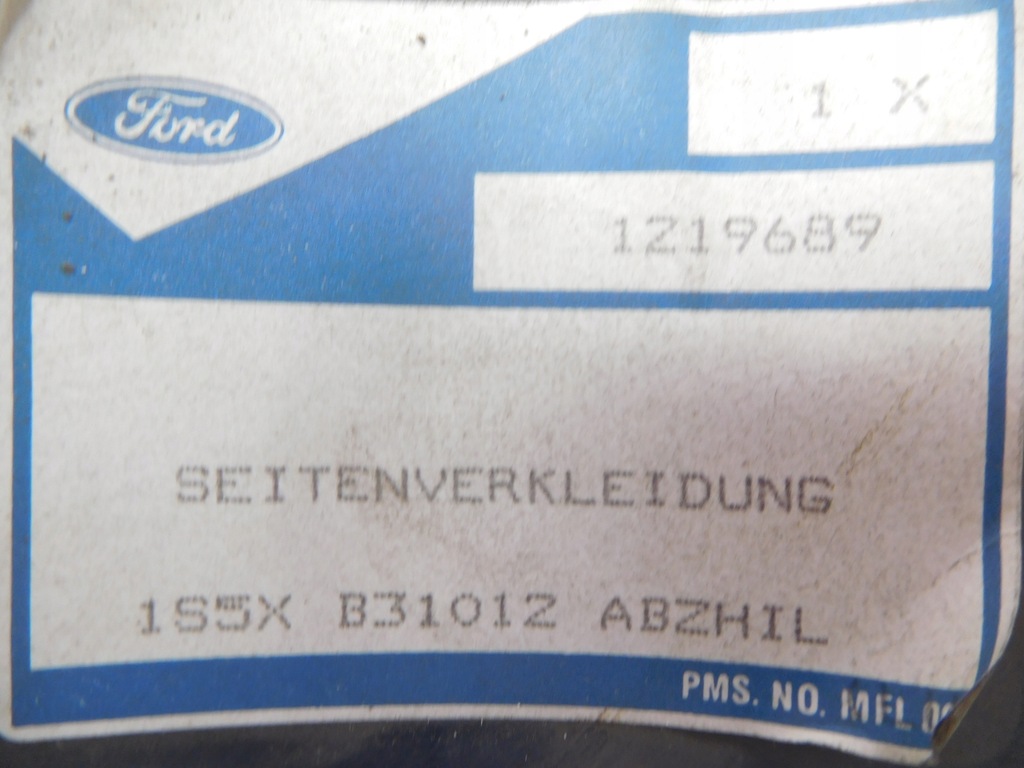 фото №8, Обшивка оббивка правий задня ford ka 96-08 1219689