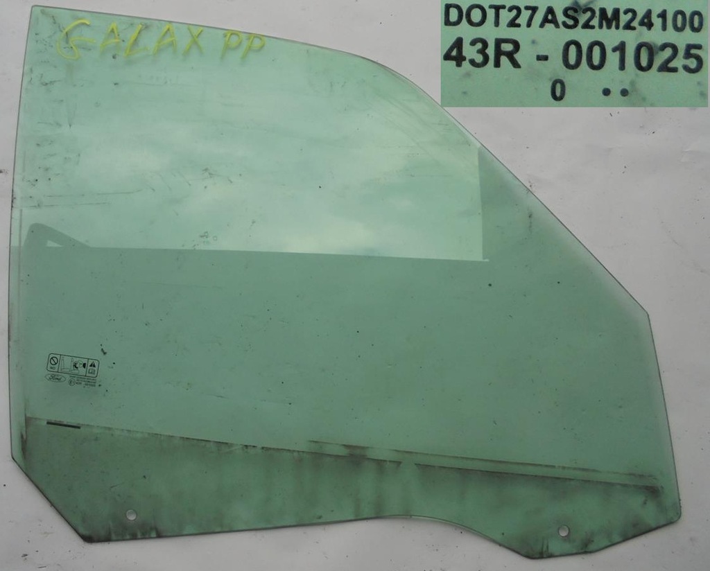 фото №1, Ford galaxy ii mk3 стекло w дверь перед правая 2009r