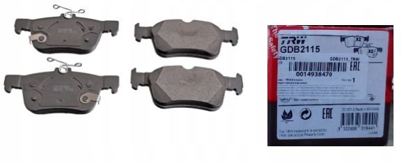 Купити Гальмівні колодки гальмівні задні ford mondeo v 5 mk5 galaxy 2 s-max