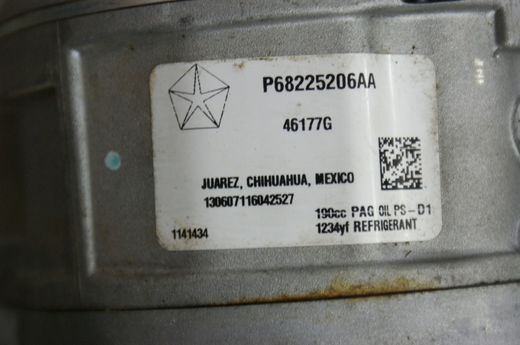 фото №5, Chrysler pacifica 2017 насос компрессор кондиционер