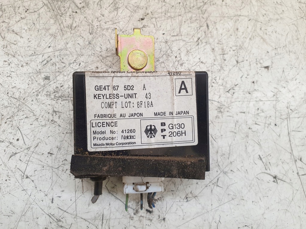 фото №1, Реле модуль центральний замка mazda 323f eu інше