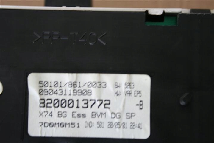 фото №4, Лічильник прилади renault laguna ii 1,8 8200013772