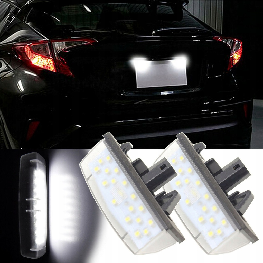 фото №8, Led ліхтарі номерного знака toyota matrix od 2008r lexus ct200h zwa10 od 2011r