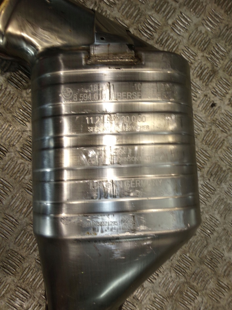 фото №11, Bmw f30 f32 f36 гаситель катализатор 3.5 d jak новый!