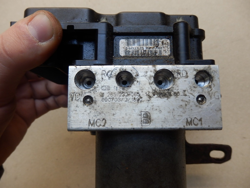 фото №4, Citroen jumpy scudo expert насос abs