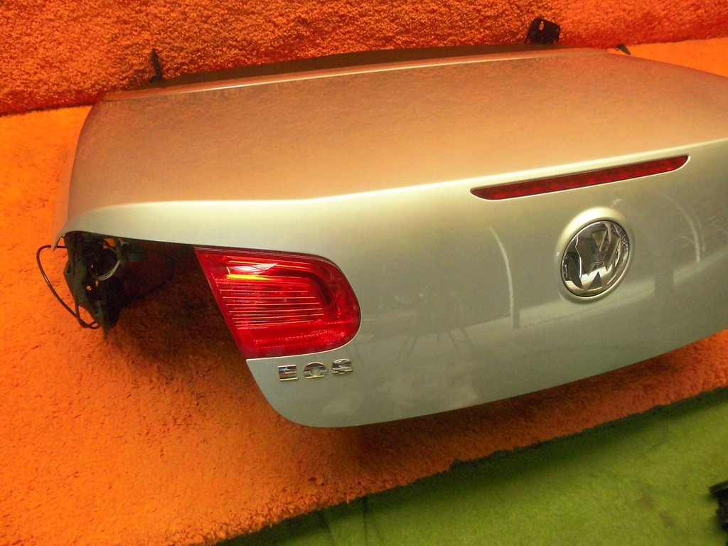 фото №6, 05+ vw eos крышка багажника светлая механизм замок лампа задняя петли