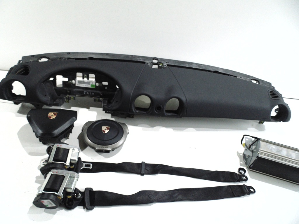 фото №4, Porsche cayman панель приладів консоль подушка безпеки подушки безпеки ремені