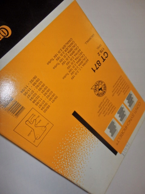 фото №10, Conti ремень распределительного вала opel 1,7-2,0 ct871