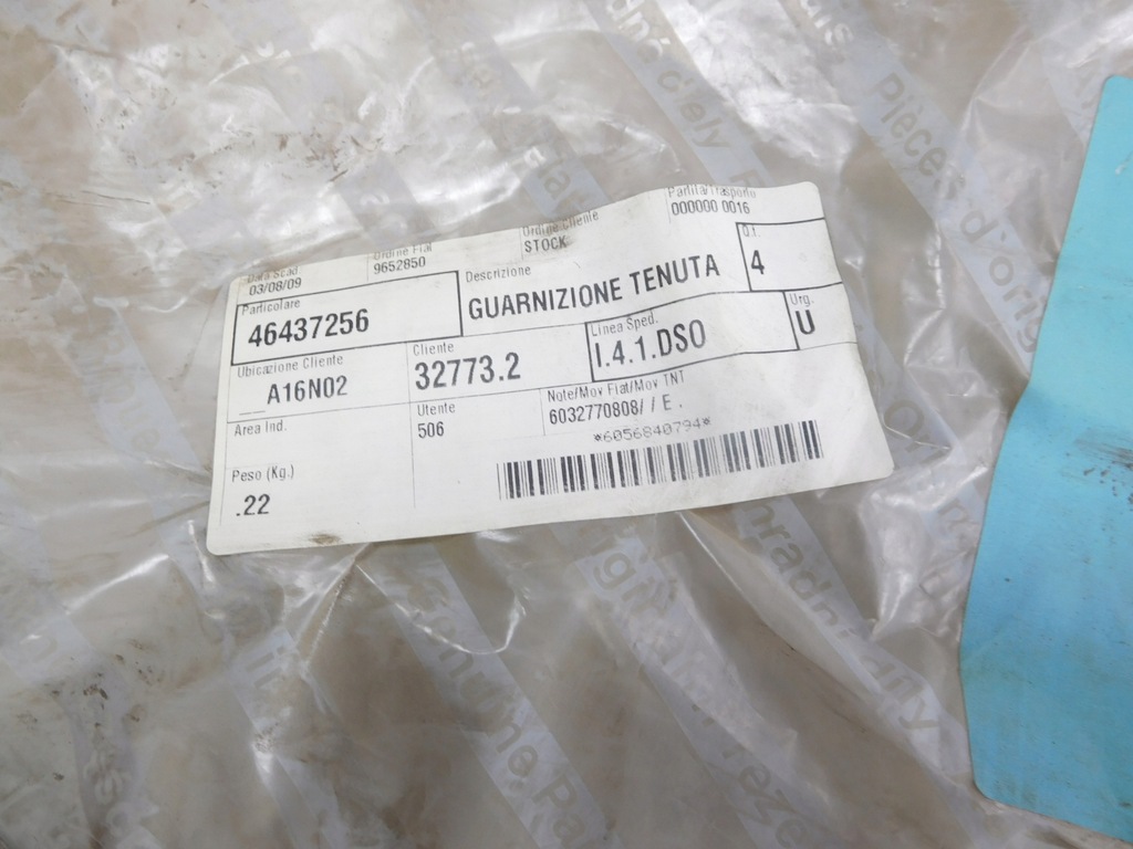 фото №7, Прокладка кришки клапанів alfa lancia 46437256