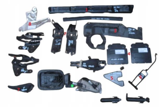 фото №1, Кронштейн поріг радіатор bmw x1 e84 оригінал