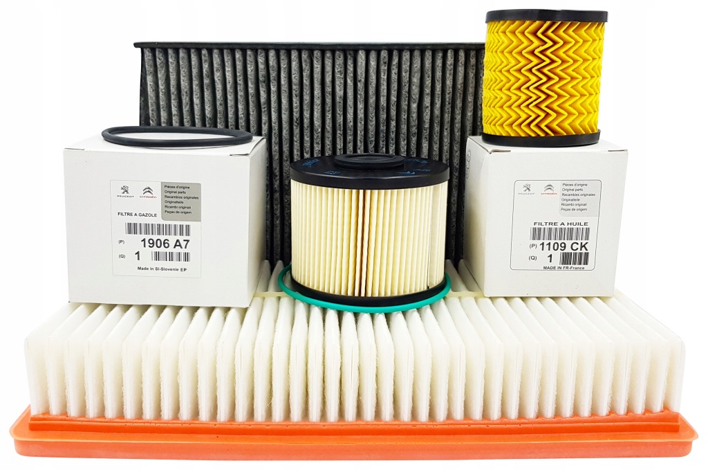 фото №1, Citroen c5 ii iii 2.0hdi набір фільтрів оригінал