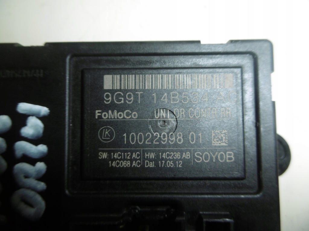 фото №6, Модуль блок управления дверь ford mondeo mk3 galaxy 9g9t14b534