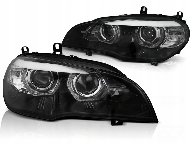 Купить Фонари bmw x5 e70 07-10r кольца led 3d дневные ксенон