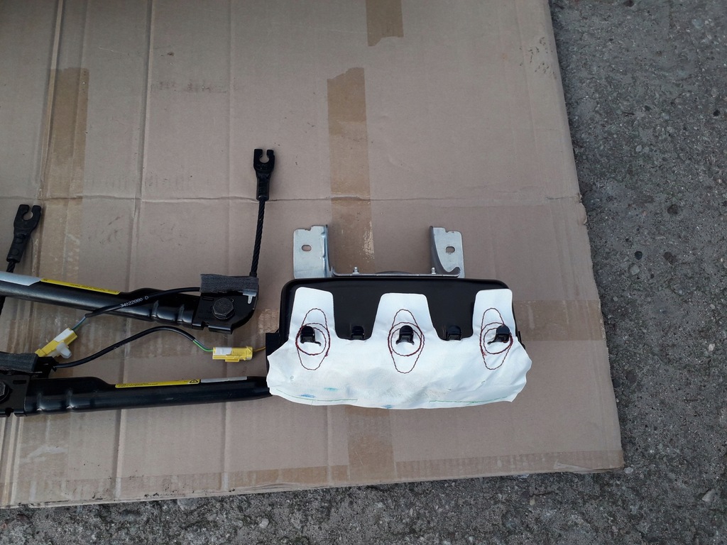 фото №7, Fiat 500 lift 16- панель приладів консоль подушки безпеки ремені