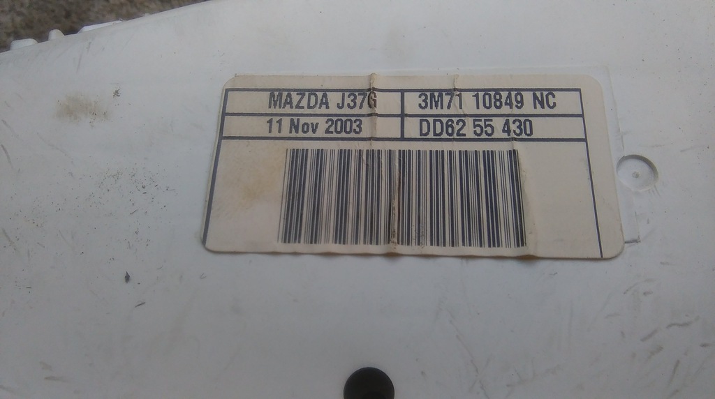 фото №4, Mazda 2 02-07 1.4 tdci счетчик приборная панель europa
