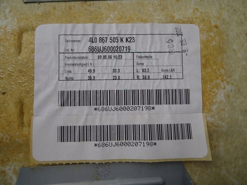 фото №8, Стеля панорама audi q7 4l0867505k