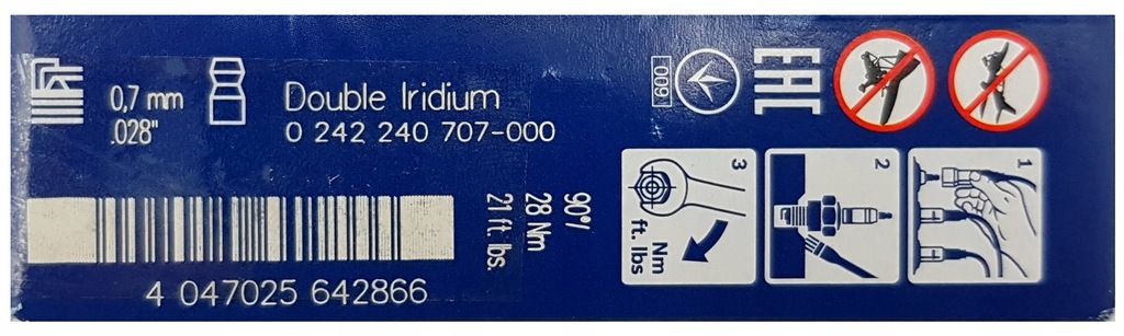 фото №10, Bosch 242 240 707 свічка запалювання