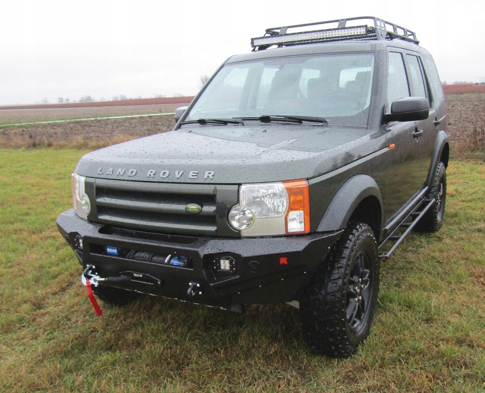 фото №6, Land rover discovery 3 i 4 бампер стальной перед p