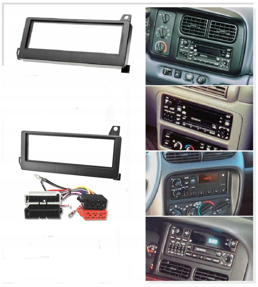 фото №4, Рамка радио соединитель iso chrysler voyager neon do1