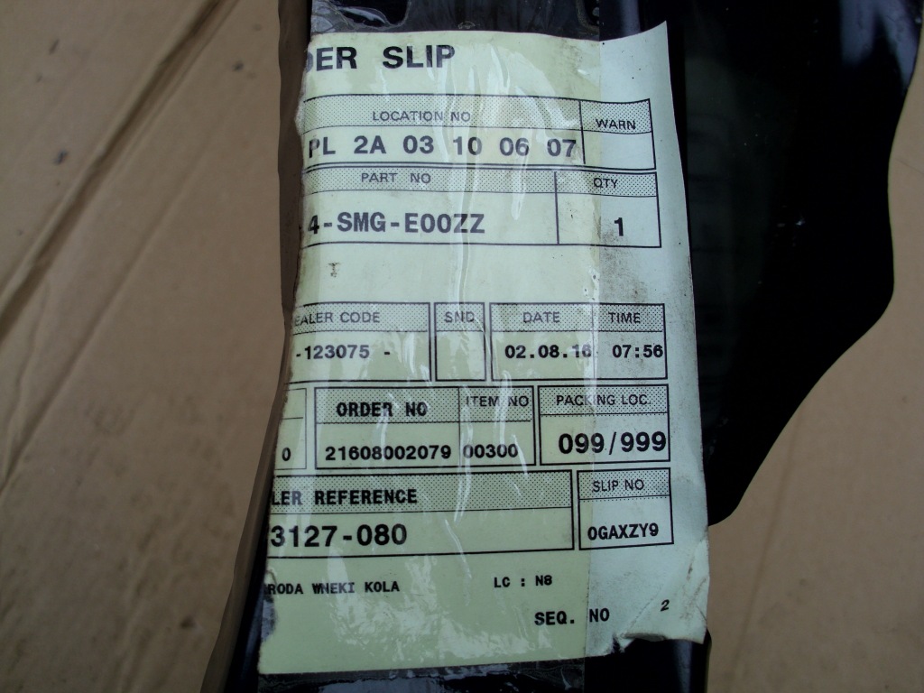 фото №3, Подкрылок ниша колеса honda civic 8 viii type-r