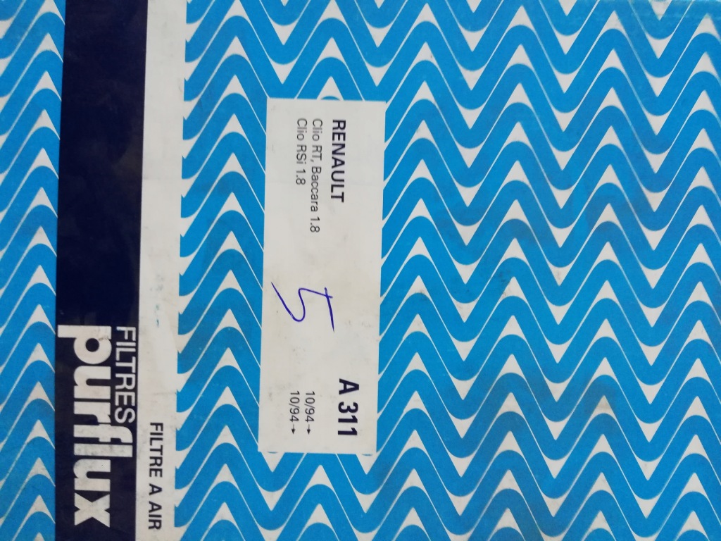 Purflux фільтр повітря renault clio i хетчбек Оригінал