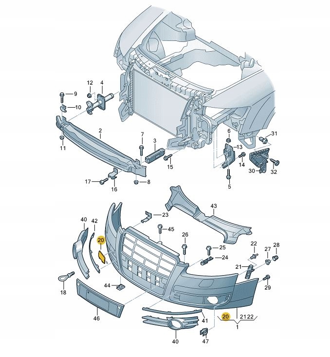 фото №6, Заглушка фаркоп буксировочный 4f0807441gru audi a6 c6