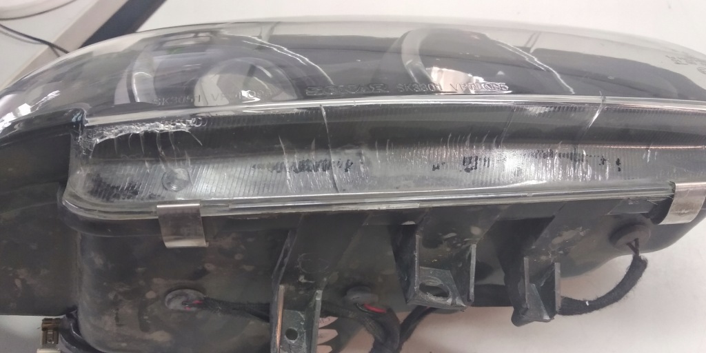 фото №3, Vw polo 9n лампа права перед sonar лінза кільця