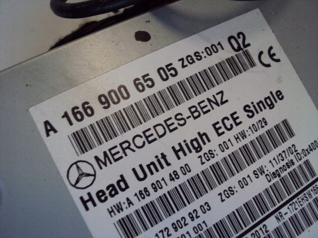 фото №7, Радио навигация mercedes ml w166