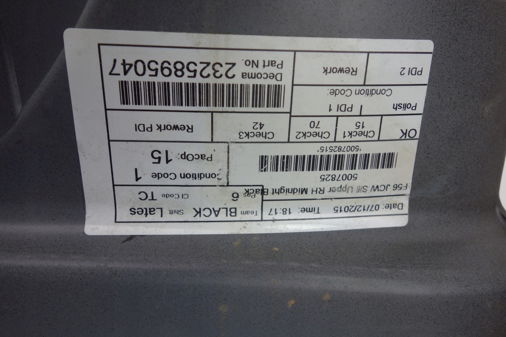 фото №5, Молдинг порог правая mini f56 jcw a94