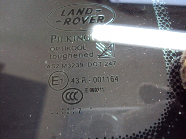 фото №3, Стекло дверь левый задняя range rover sport 2007