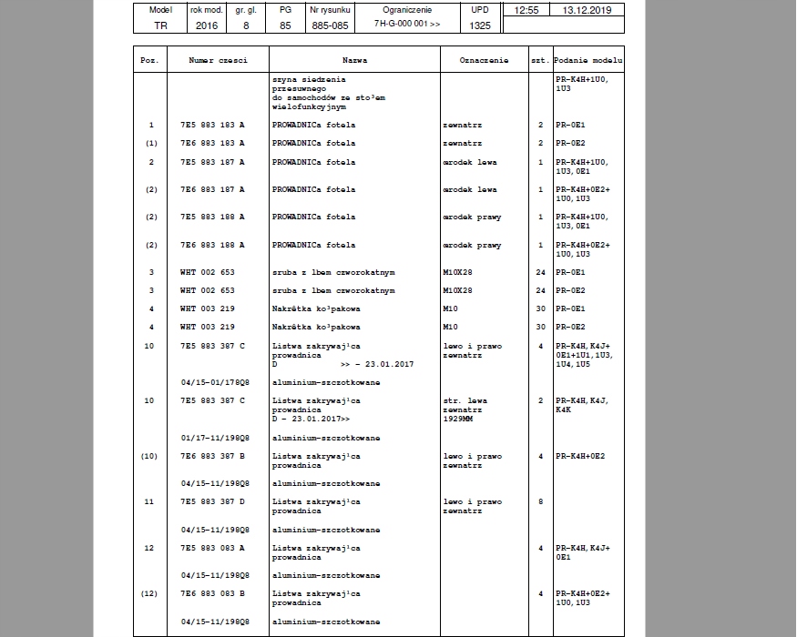 фото №6, Vw t6 multivan направляющая направляющая сиденье 7e6883083b 8q8