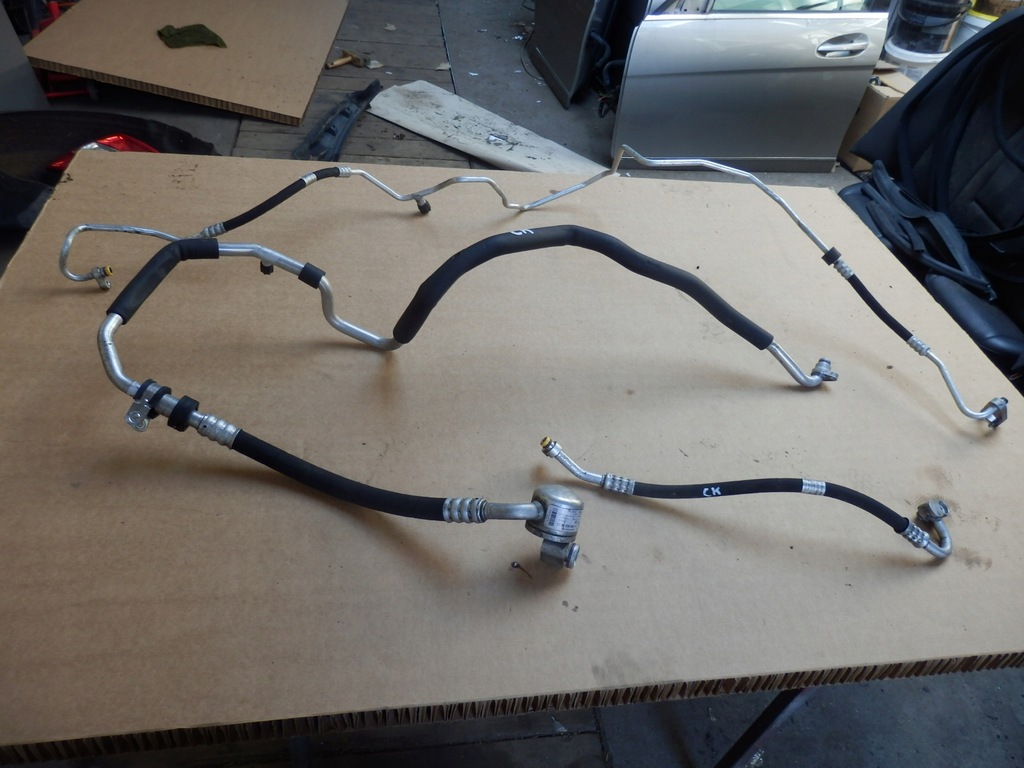 фото №8, Mercedes w204 трубка кондиционер провода кондиционера