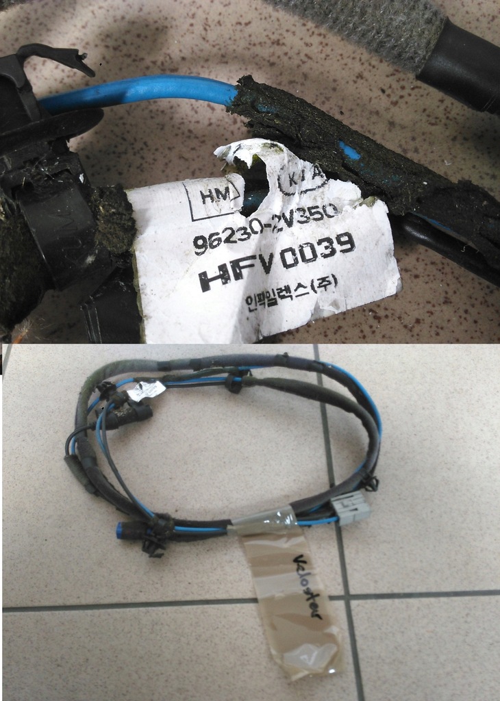 фото №1, Hyundai veloster 2011 кабель шланг навігації дах