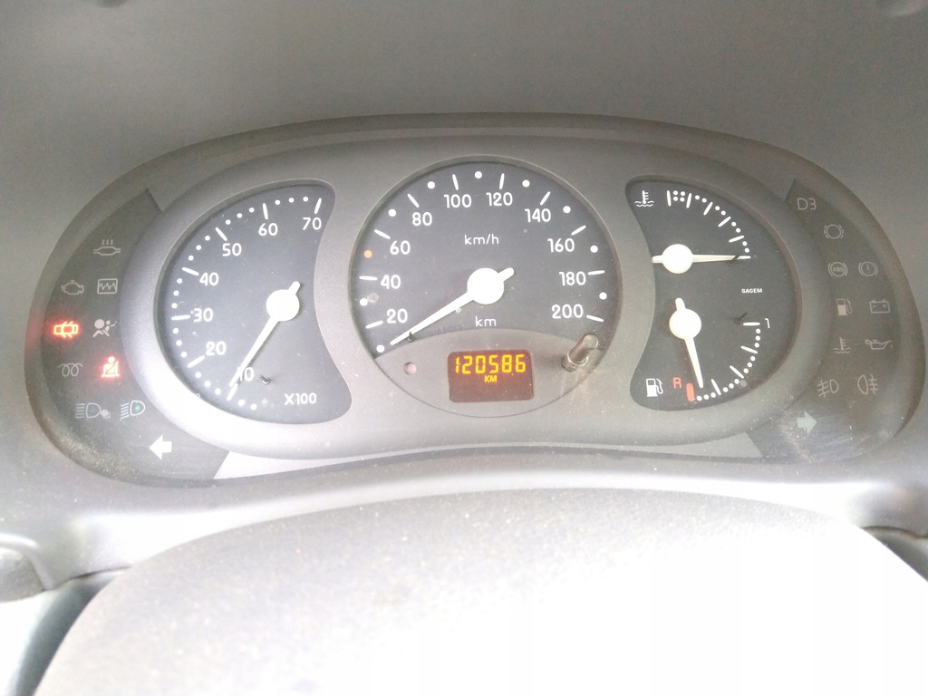 фото №13, Счетчик приборы clio 2 ii 1.4 8v 7700410442c 120tyś