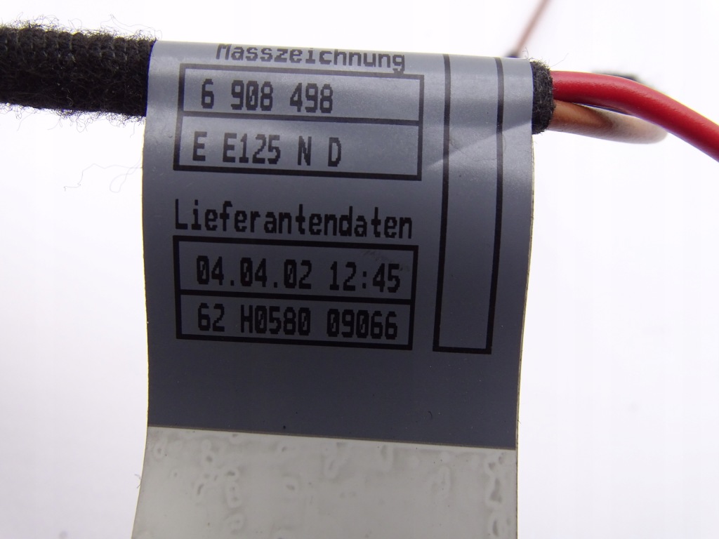 фото №3, Bmw e46 compact жгут электропроводка крышки задняя