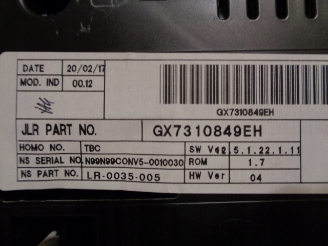 фото №3, Jaguar xe x760 лічильник прилади gx7310849eh europa