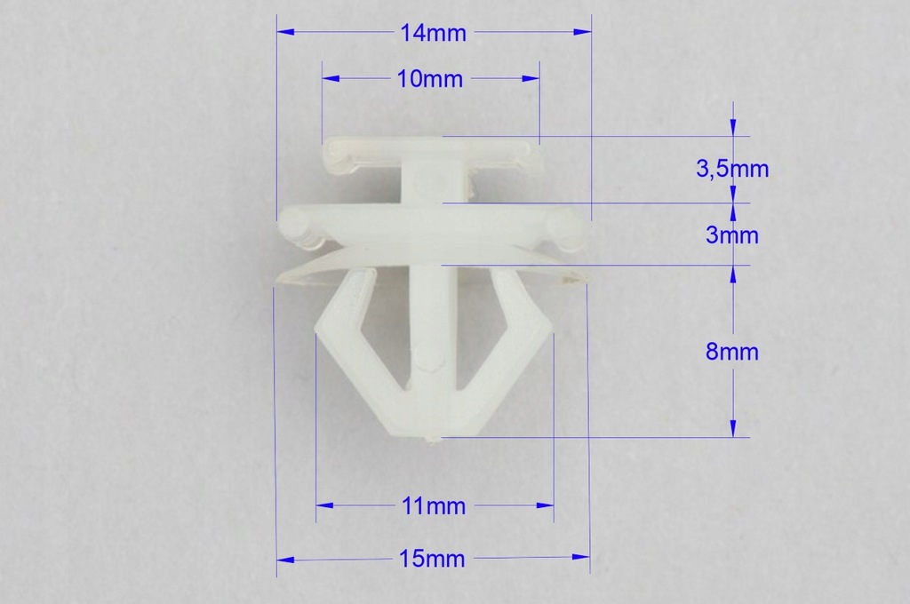 фото №7, Клипса накладки решётка решетка лампы peugeot x4