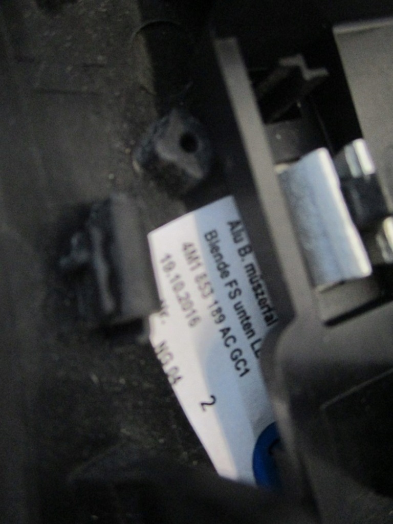 фото №3, Молдинг консоли воздуховод audi q7 4m0