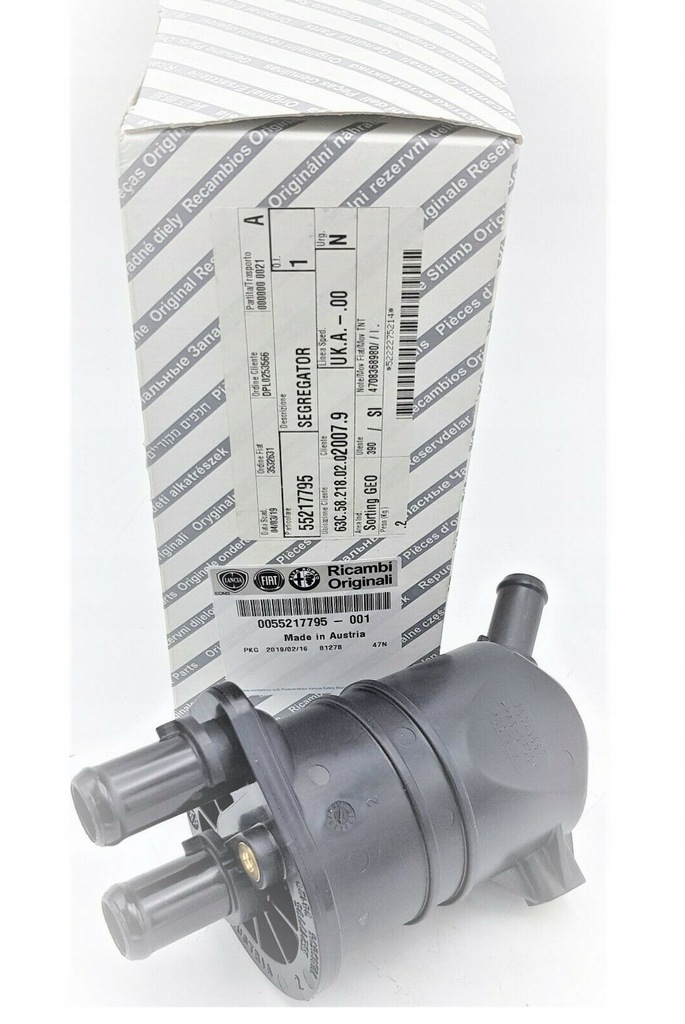 фото №1, Сепаратор оливи alfa romeo 159 166 1.9 2.4 jtd