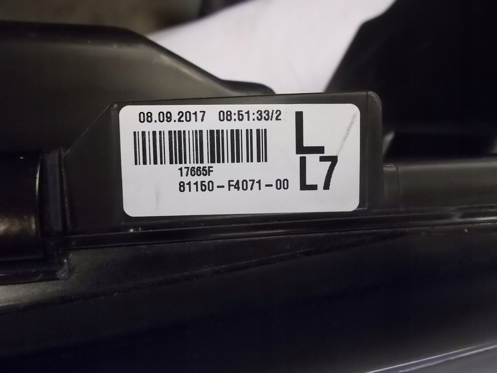 фото №13, Toyota оригінальний номер 81150-f4071-00 лампа передня l