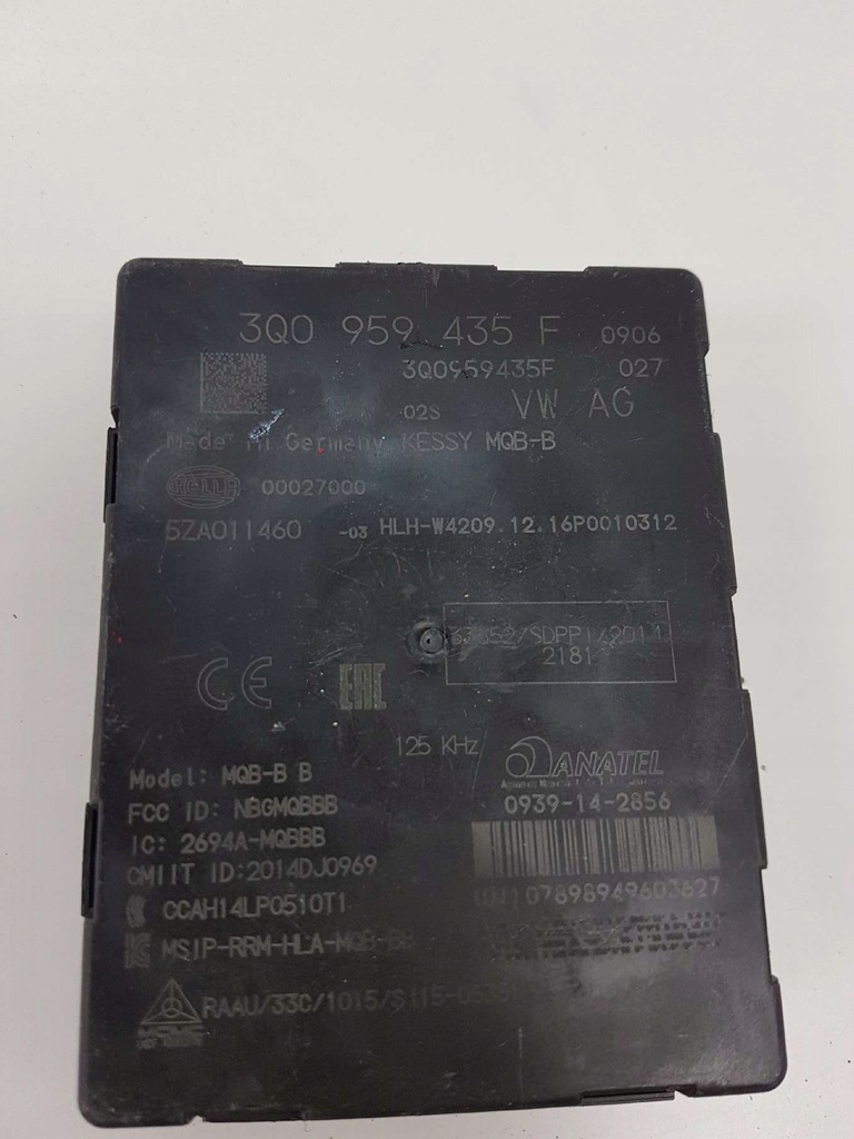 фото №1, Vw arteon блок управления модуль kessy 3q0959435f