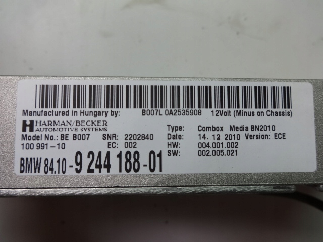 фото №4, Bmw 5 f10 f11 модуль блок управления bluetooth 9244188