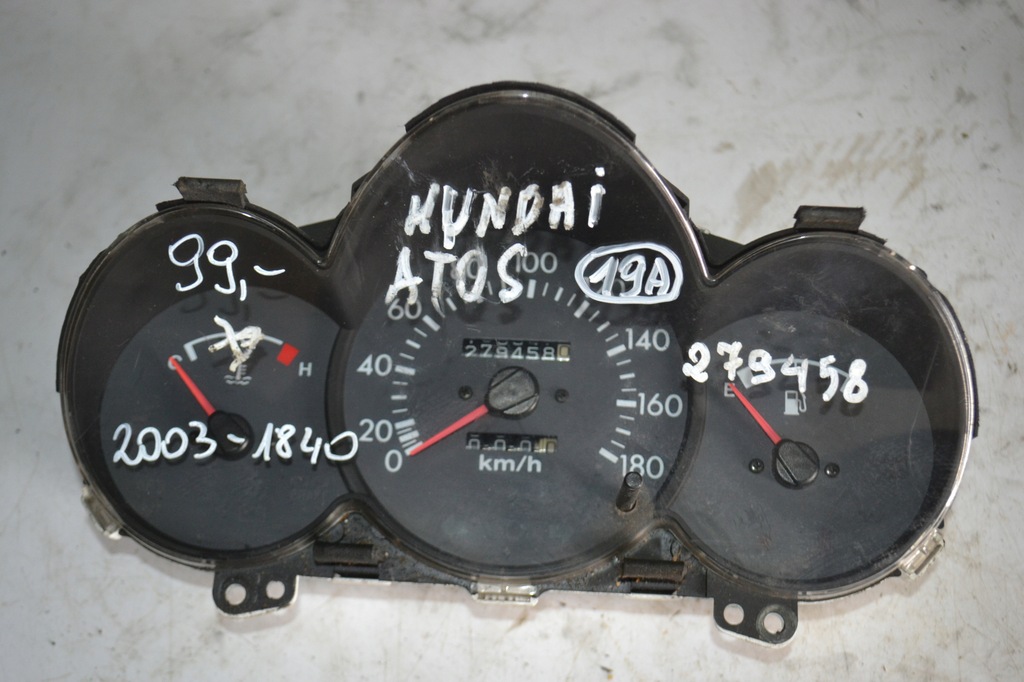 фото №1, Счетчик приборы hyundai atos 1.0 2003-1840
