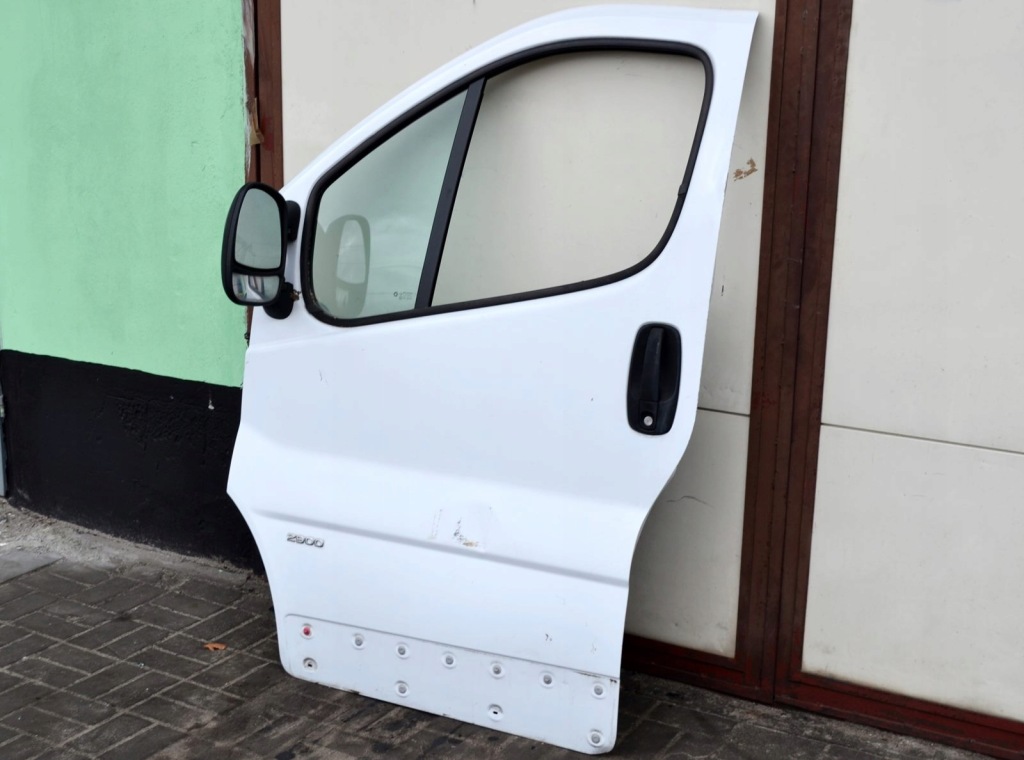 фото №3, Trafic ii vivaro дверь левый перед передние белый