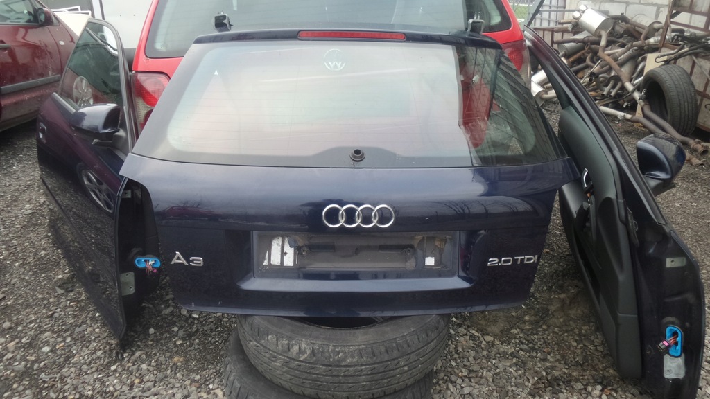 фото №1, Audi a3 8p 3d lz5j задняя крышка багажника багажника