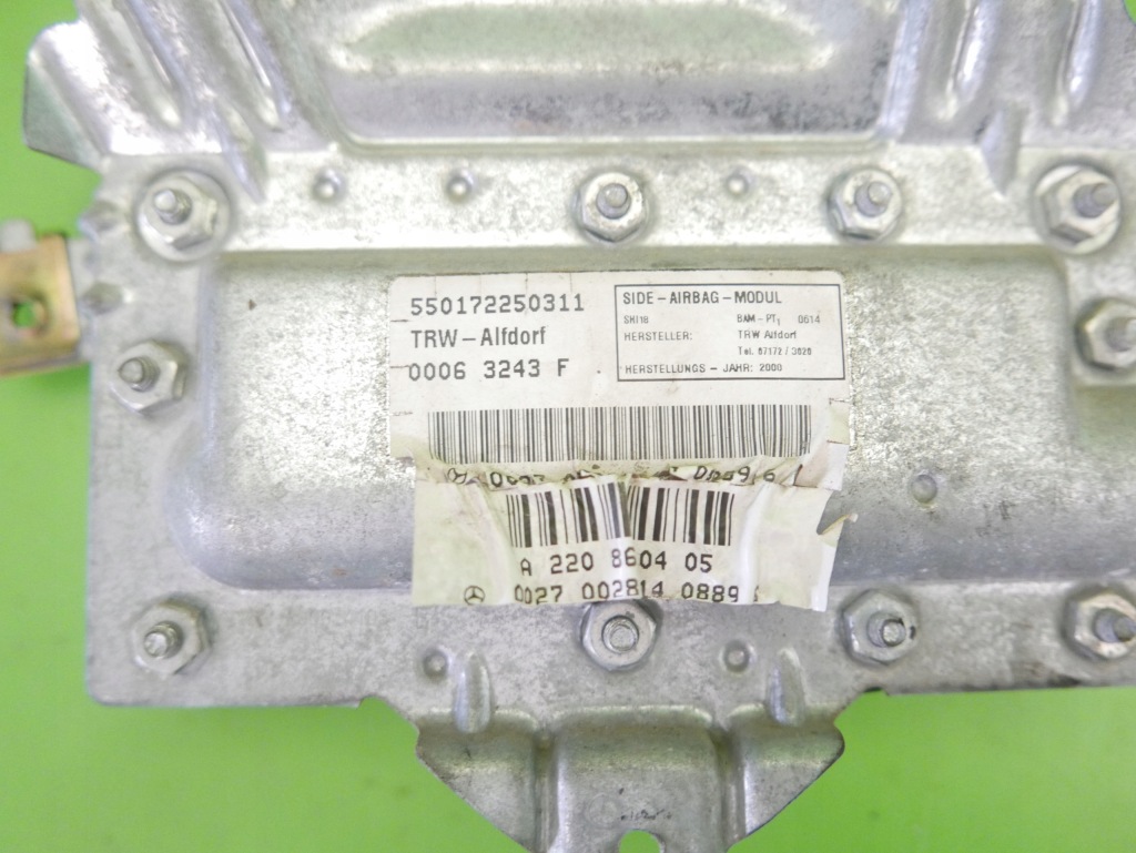 фото №8, Подушка подушка безопасности дверь задняя правая mercedes w220 s400