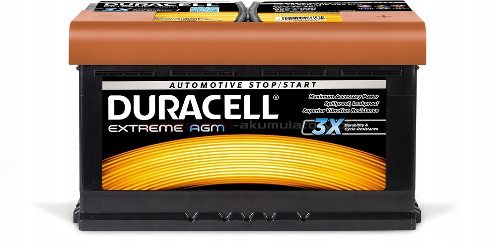 фото №1, Аккумулятор duracell 12v 80ah 850a agm
