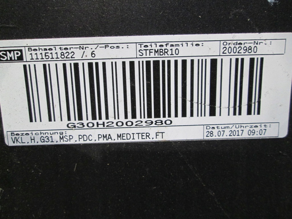 фото №7, Bmw 5 g31 бампер pdc задня mpakiet накладка m набір